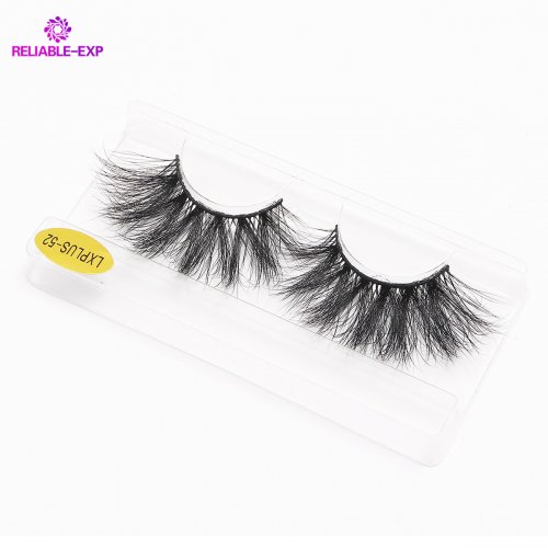 Lashes Vendor Factory Handmade 5D Eyelashes Mink Fur 25mm 5D Mink Eyelashes
