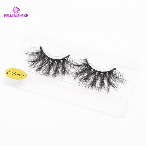 Lashes 5D Wholesale Vendor 25mm Mink Lashes Packaging Box Custom Eyelashes 5D Mink Eyelash