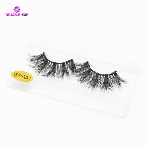 Factory Wholesale Price 25mm 5D Mink Eyelashes Real Siberian Mink 25mm Lashes With Customize Own Brand Box