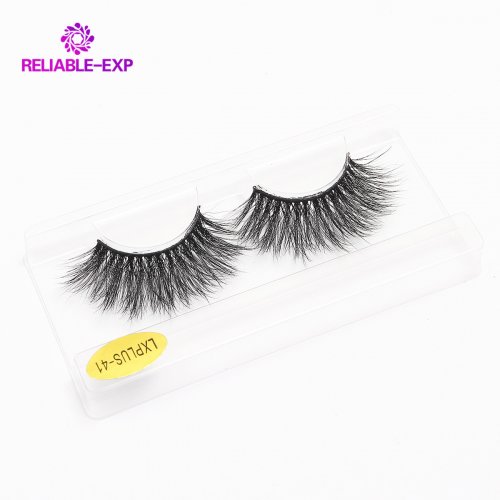 Wholesale Custom Eyelash Packaging Box Dramatic 5D 25mm Lashes Natural Mink Eyelashes Vendor Mink Lashes Wholesale Vendor 25mm
