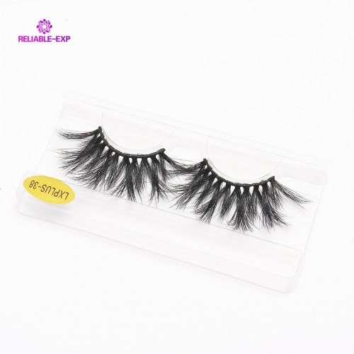 China Manufacturer 25mm Handmade 5D Fluffy Mink Eyelashes