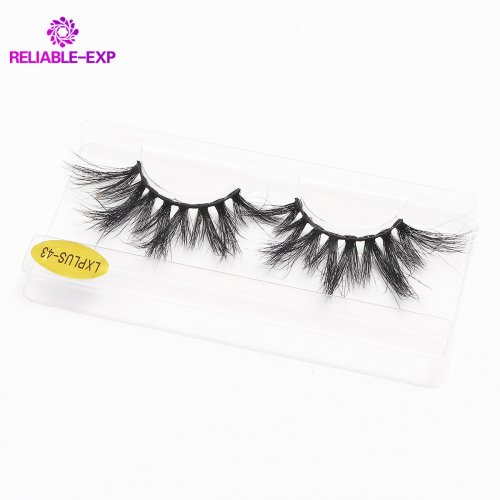 New Arrival 5D Mink Eyelashes 27 Mm 5D Mink Eyelashes Lashes With Private Label Box