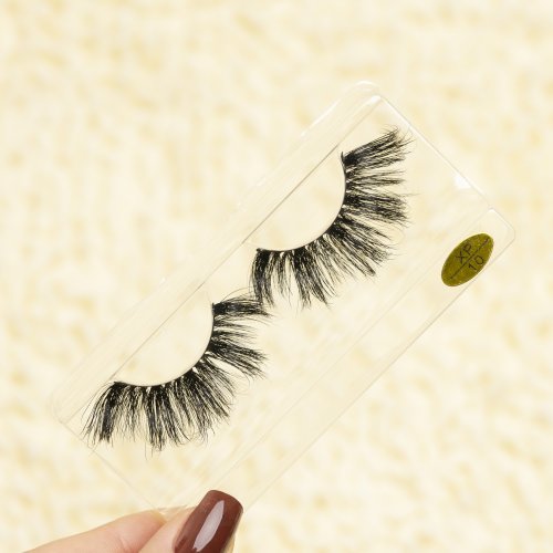 Private Label Wholesale Dramatic Looking 5D Mink Eyelashes