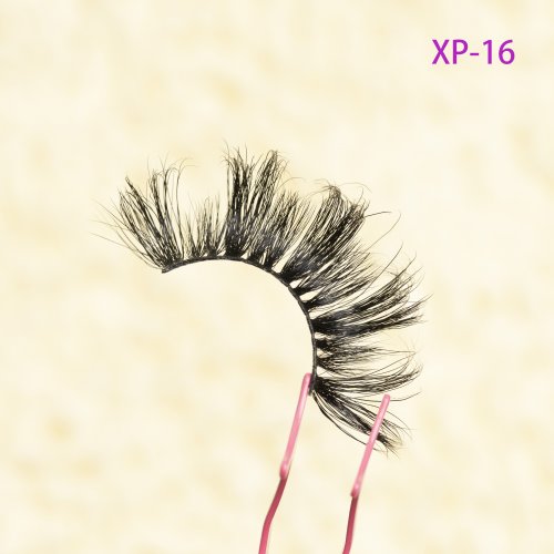 Real Fur Luxury Eyelashes With Private Label Packaging 25 Mm 5D Mink Eyelash