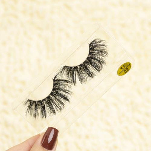 New Arrivals Mink Eyelash Vendor Fluffy 5D Mink Fur Lashes Unique 25mm Eyelashes Bulk Wholesale Eye Lashes Case