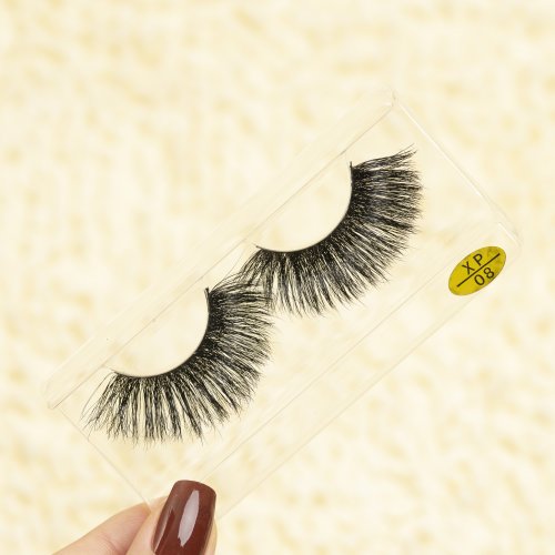 Wholesale 5D Mink Eyelashes 25mm Mink Eyelashes Mink Lashes Vendors Custom Eyelash Packaging Box With Daily Makeup