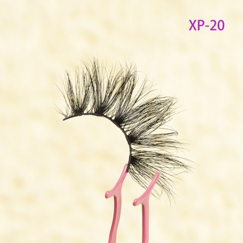 Custom Real 5D Mink Eyelash Vendor With 25mm 5D Mink Eyelashes