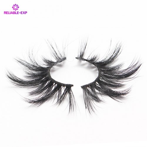 Real 5D Siberian Private Label Mink Eyelashes Eyelash Vendor With Custom Lashes Box 5D Mink Eyelashes