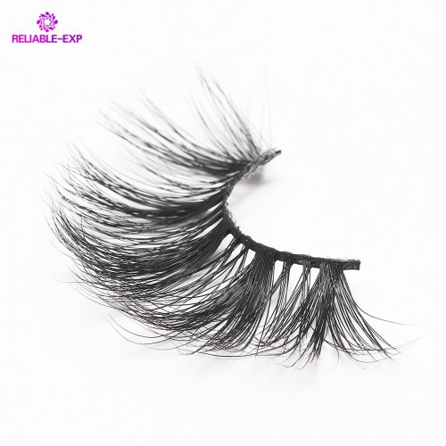 Free Sample 18mm 5D Mink Eyelashes High Quality Private Label Mink Fur Lashes 22mm 5D Mink Eyelashes
