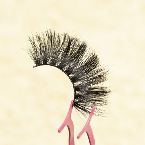 Private Label 3d luxury mink lashes fluffy mink false cotton band eyelashes 