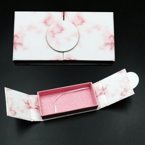 High Quality empty eyelash packaging box custom