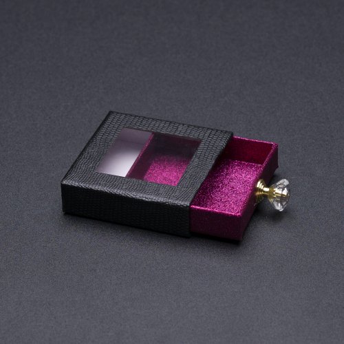 Luxury Eyelash Box Material and Custom Eyelash Mink Custom Packaging Glitter Gold Paper Eyelash Box