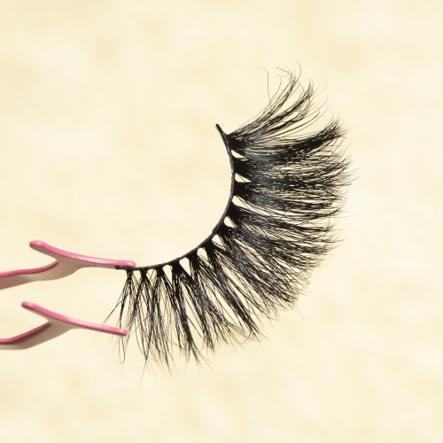 High Quality 3D Mink Eyelashes Vendor Real 25mm False Mink Eyelashes For Sale