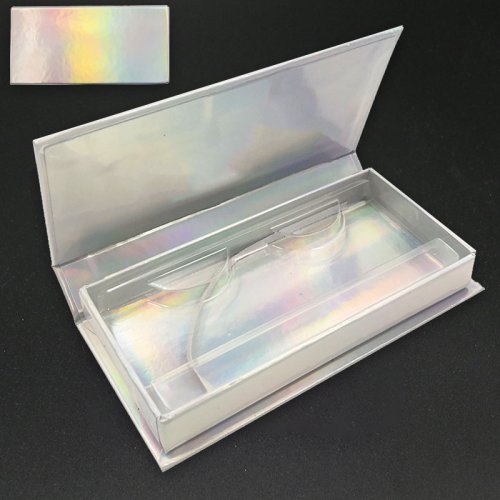 Custom eyelash packaging box waterproof silk 25mm false eyelashes vendor invisible clear band 3d mink lashes
