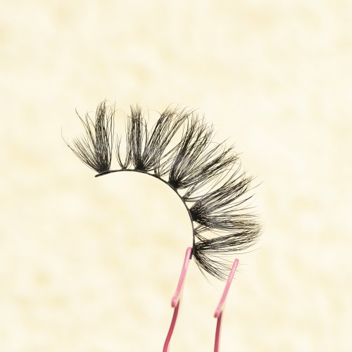 Wholesale custom eyelash packaging box dramatic 5d 25mm lashes natural mink eyelashes vendor 