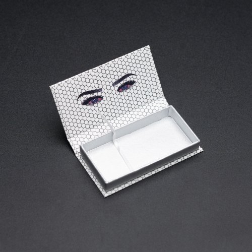 Good prices Wholesale custom eyelash packaging private label mink lash box Holographic PVC Transparent Eyelash Packaging box