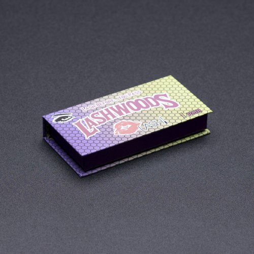 Mink lashes individual mink lashes with holographic eyelash packaging box chinese supplier