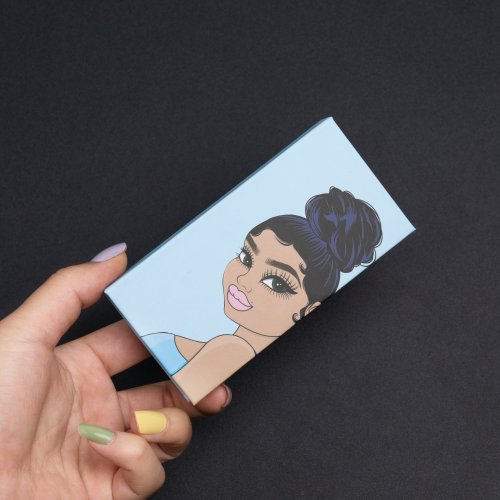 custom lash box Wholesale eyelash packaging box Clear/black Band 3d mink eyelashes