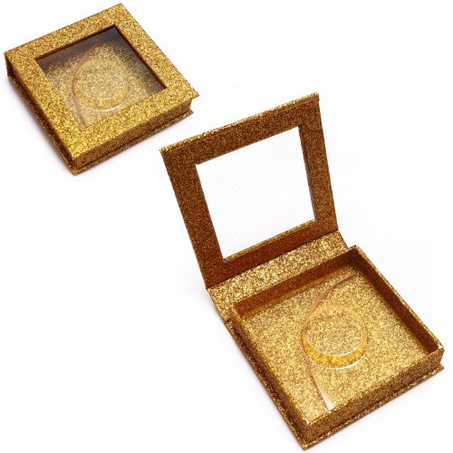 Private Logo Lashes Semi Permanent Eyelashes Mink False Eyelash Packaging Box