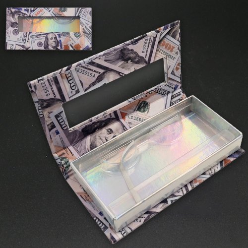Create Your Own Brand Private Label Magnetic Strip Eyelash Package Case Eye Lashes OEM LOGO Custom Eyelash Packaging Box
