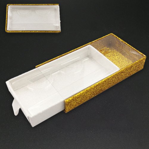 Veteran individual mink pre fan eyelash extension 20d with clear eyelash packaging box