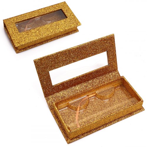 Hersqueen korean wholesale silk mink eyelashes individual volume lashes extension custom eyelash packaging box