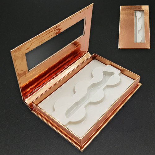 Custom Eyelash Packaging Box 100% Siberian 3d Mink 25mm Black Cotton Band Eyelashes