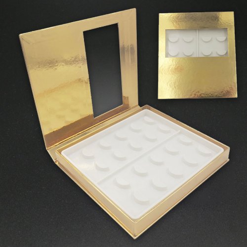 Wholesale Cardboard Paper Custom logo Luxury false empty popular black square eyelash packaging box