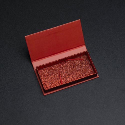 Logo printed paper custom eyelash packaging box custom marble glitter lashes box with Low MOQ empty eyelash packaging box