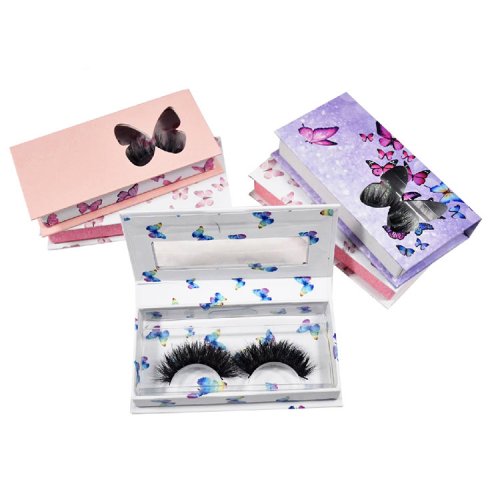 Magnetic Eyeliner and Lashes Magnetic Eyelashes Kit,False Lashes 4 pairs with Tweezers,private eyelash packaging box custom