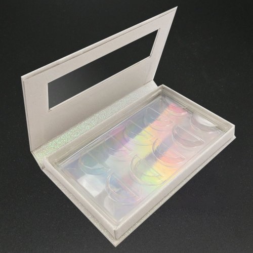 Cheap wholesale eyelash packaging box pink gold black