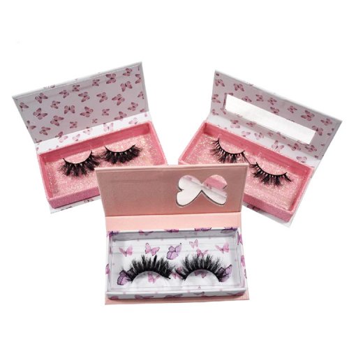 cruelty free wispy 25mm with eyelash packaging box 5D mink eyelashes custom logo eyelash case