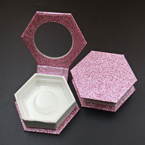 Durable Real 3d Mink Lashes Samples Glitter Private Label Empty Custom Eyelash Packaging Box
