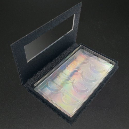 Luxury private label 3d mink eyelashes vendor empty pink heart shaped eyelash packaging box custom