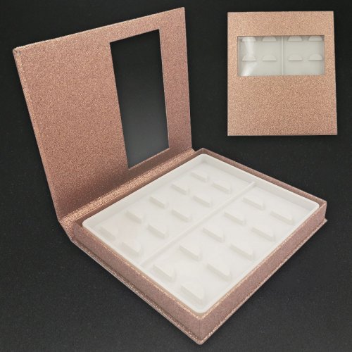 Handmade Private Label False Eyelashes Custom Eyelash Packaging Box