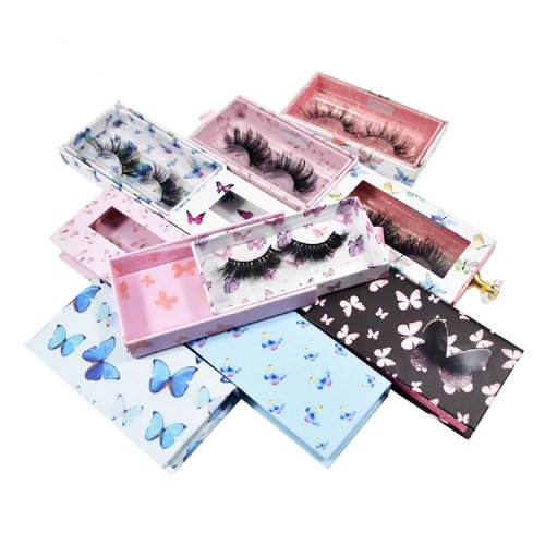 Wholesale False Eyelashes Mink Lashes Private Label Eyelash Packaging Box
