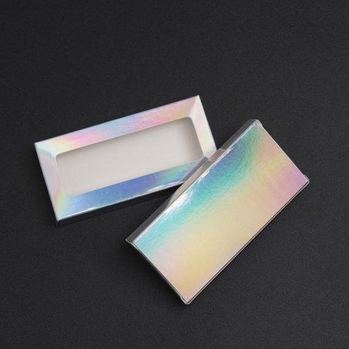 mink eyelashes vendor 3d mink fur empty eyelash packaging box with plastic insert