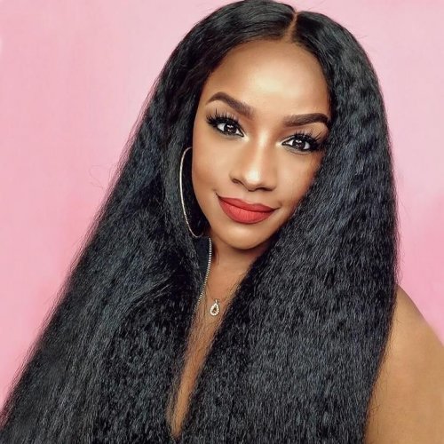 Peruvian Lace Front Wigs Natural Virgin Straight Full Lace Human Hair Wig For Black Women 