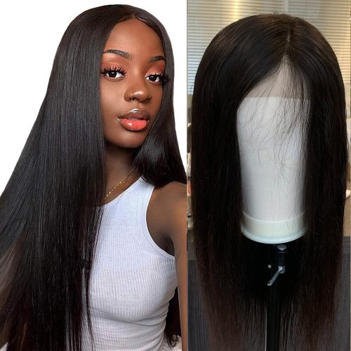 Wholesale Fast Shipping Sample High Density 13x4 Brazilian Human Virgin Hair Swiss Lace Front Wigs